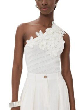 Figue Capucine Crochet Floral Top